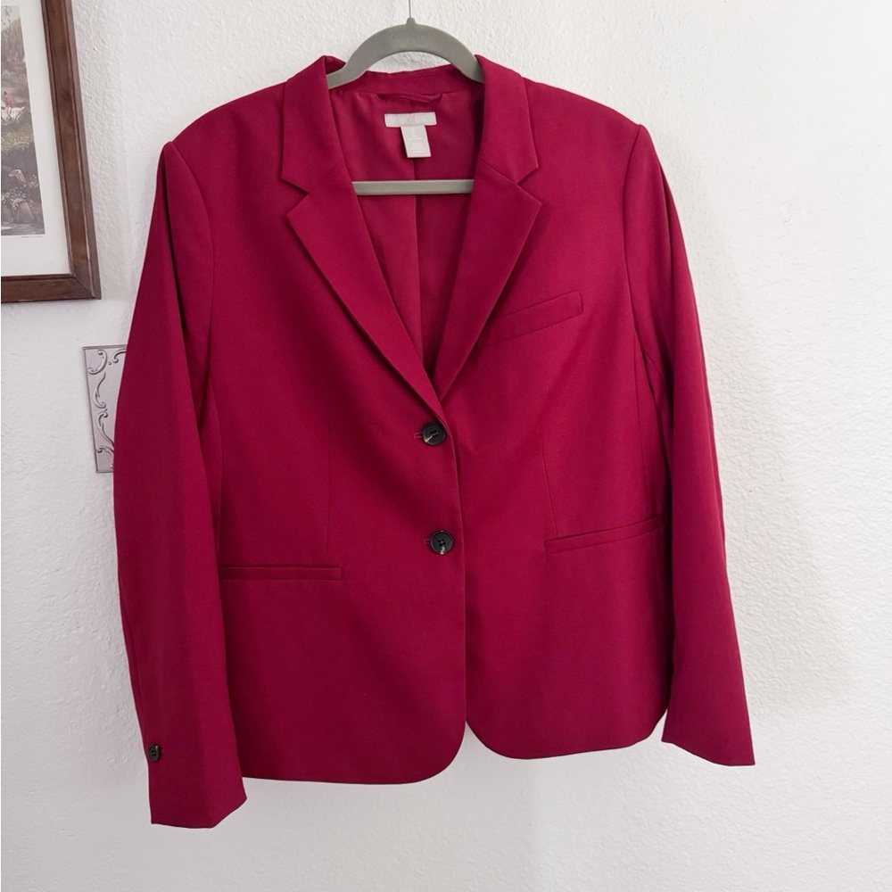 H&M Red Blazer Size L